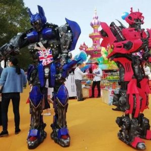 Áo khoác robot mô hình Transformer 3 – công viên giải trí VGTrides