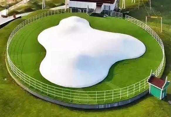 Đám mây nhảy Bouncy bơm hơi 2 – công viên giải trí VGTrides