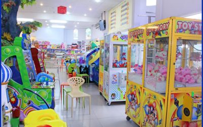 Loạt đồ chơi tại khu vui chơi Bee Bee quận 2